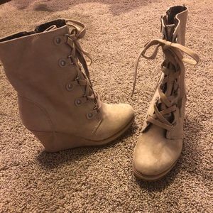 Tan Heeled Boots